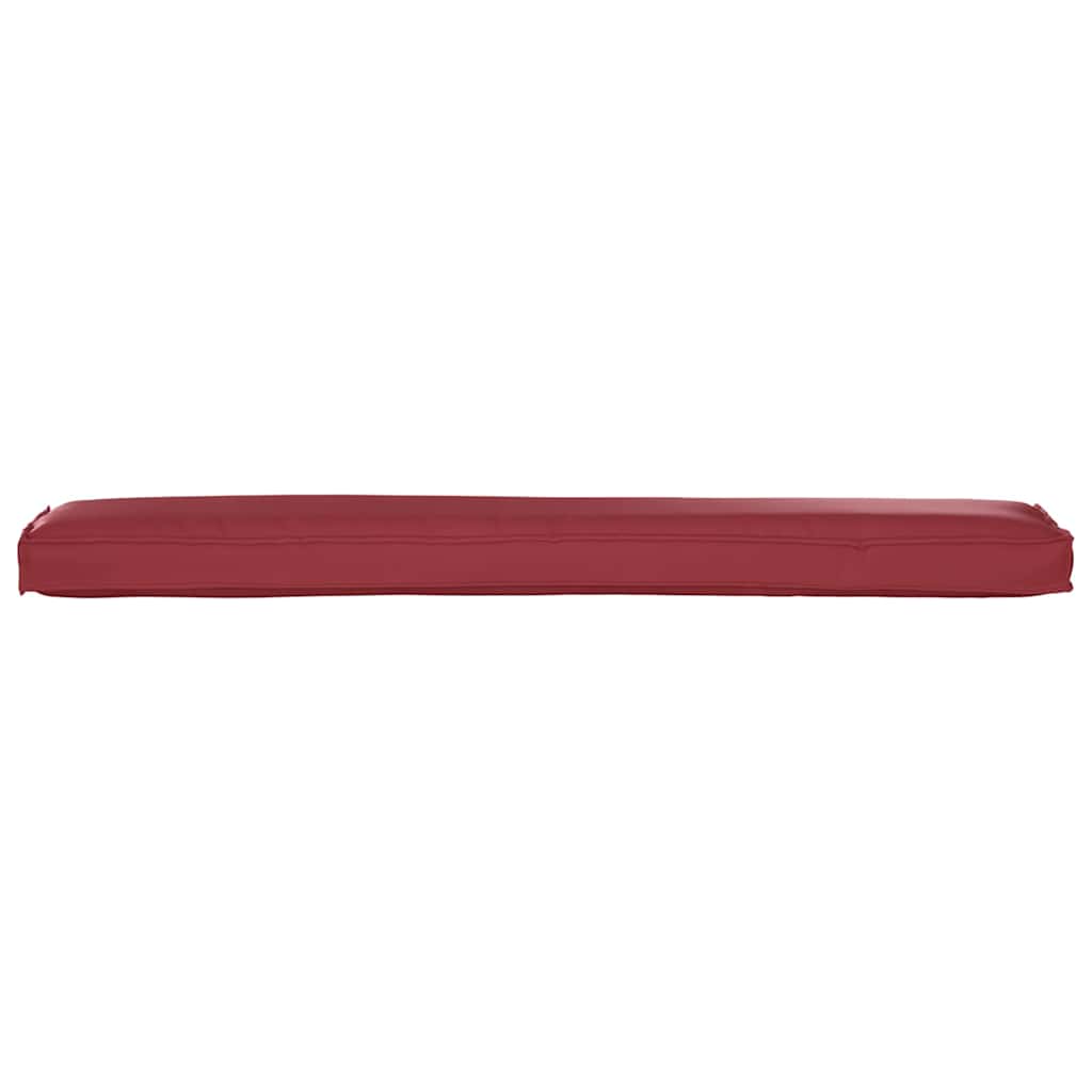 Jastučić za palete Vinska crvena 200 x 40 x 8 cm Oxford tkanina
