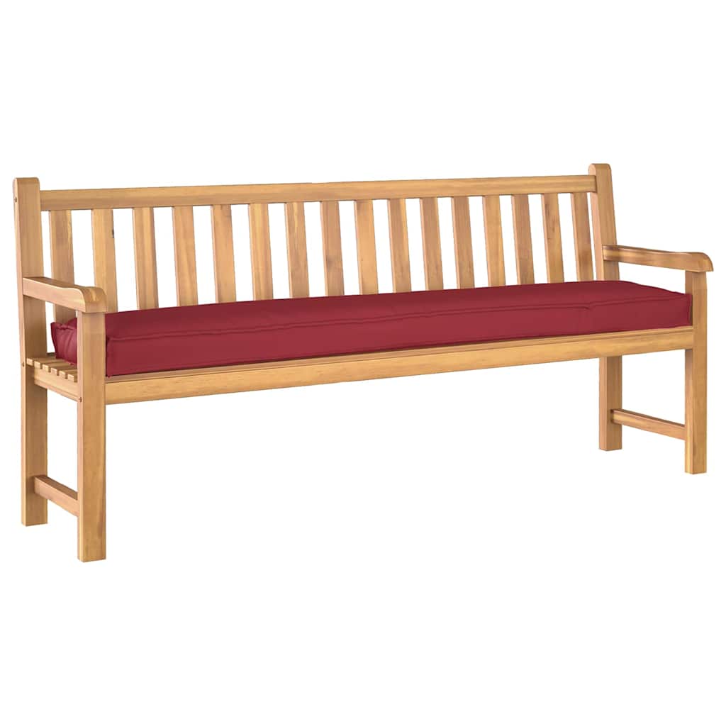 Jastučić za palete Vinska crvena 200 x 40 x 8 cm Oxford tkanina