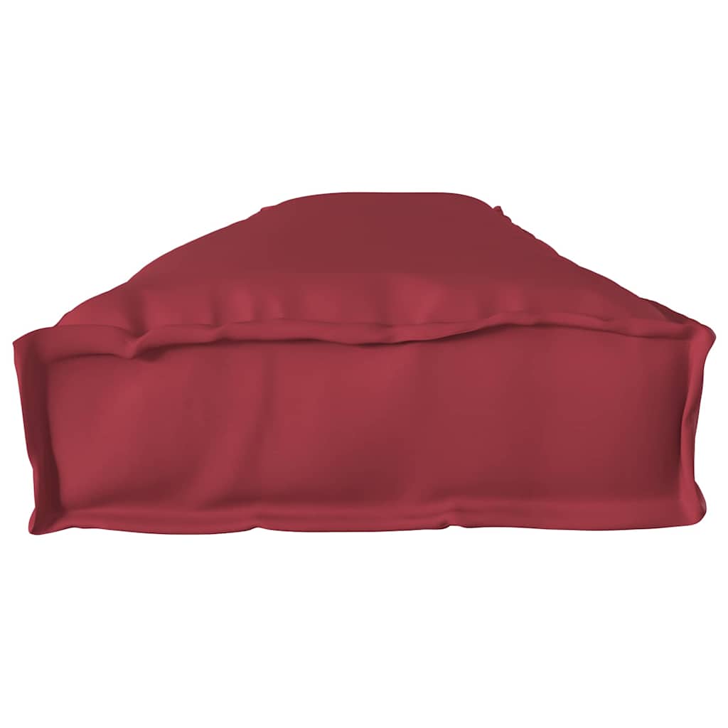 Jastučić za palete Vinska crvena 200 x 40 x 8 cm Oxford tkanina