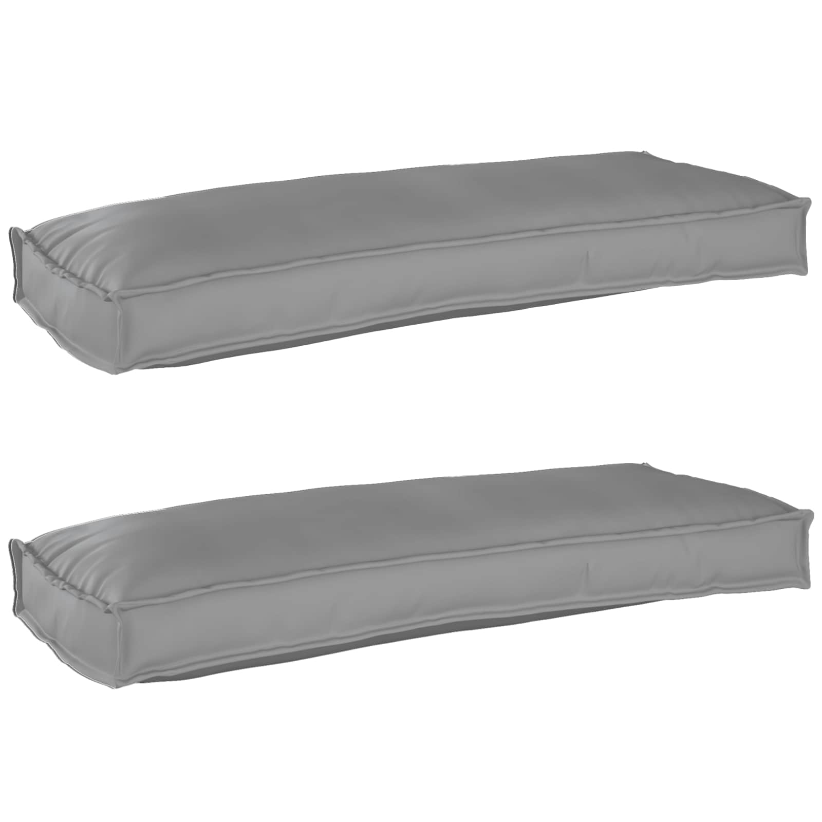 Set jastučića za palete 2 pcs Siva 100 x 40 x 8 cm