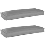 Set jastučića za palete 2 pcs Siva 100 x 40 x 8 cm