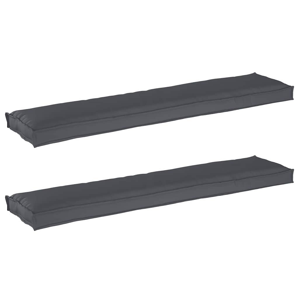Set jastučića za palete 2 pcs Antracit 180 x 40 x 8 cm