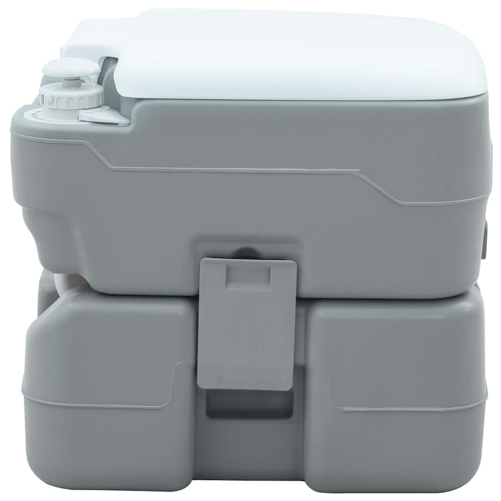 Kamperski WC Siva i bijela 41,5 x 36,5 x 37,5 cm Polietilen
