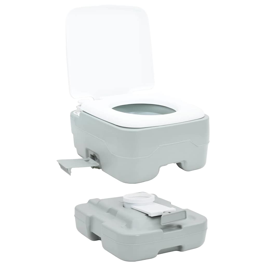 Kamperski WC Siva i bijela 41,5 x 36,5 x 30 cm Polietilen