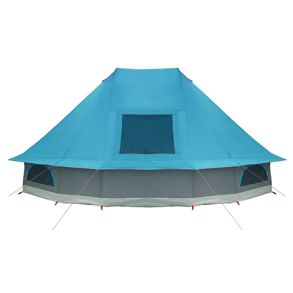Tipi šator s krovom s pohranom Plava 466 x 310 x 240 cm taft