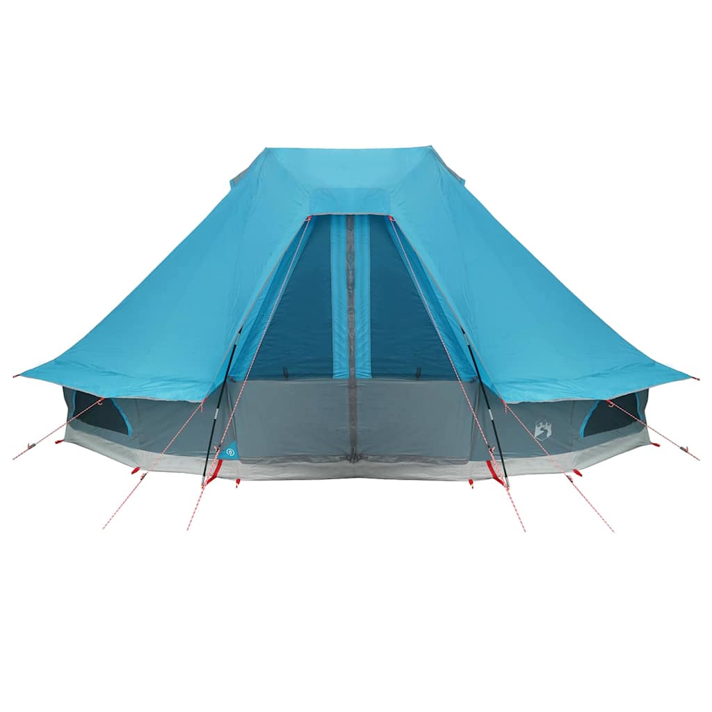 Tipi šator s krovom s pohranom Plava 466 x 310 x 240 cm taft
