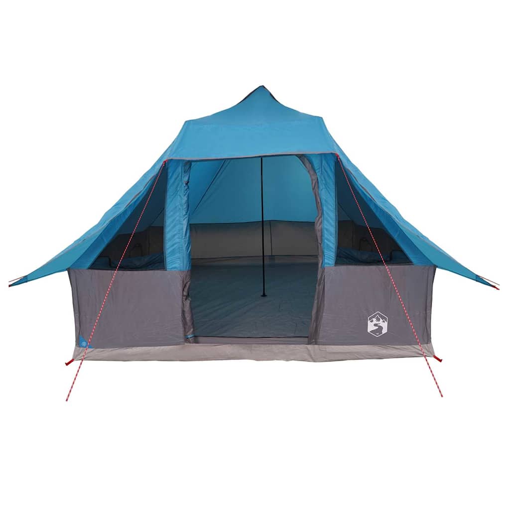 Tipi šator s krovom s pohranom Plava 358 x 296 x 258 cm taft