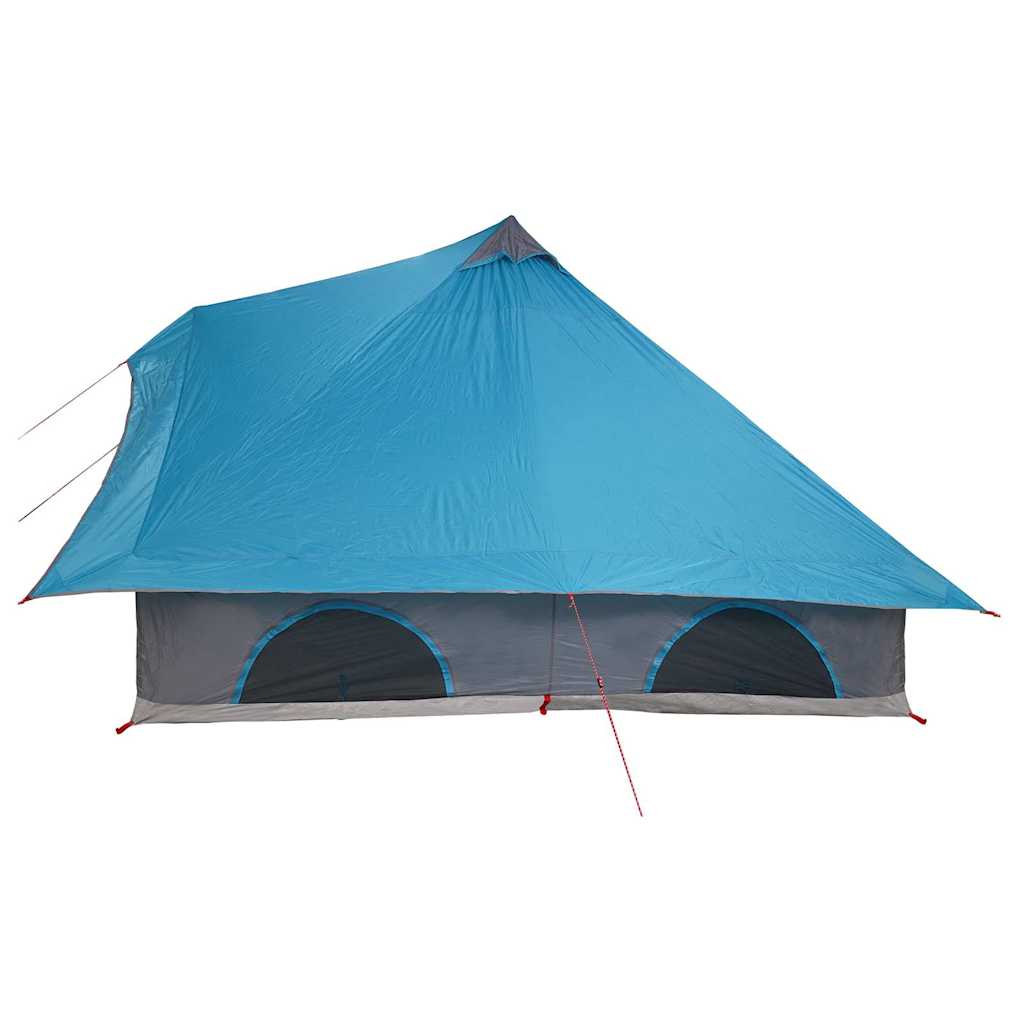 Tipi šator s krovom s pohranom Plava 358 x 296 x 258 cm taft