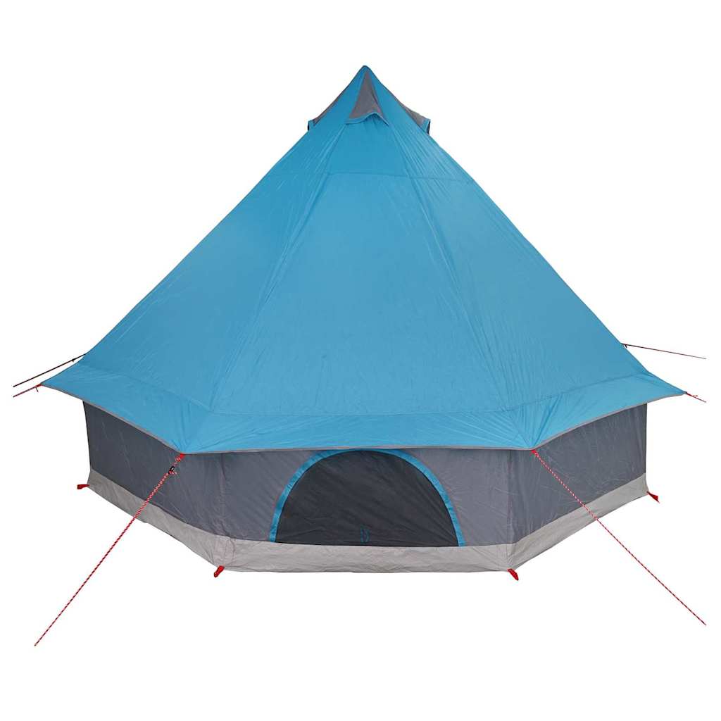 Tipi šator s krovom s pohranom Plava 400 x 346 x 250 cm taft