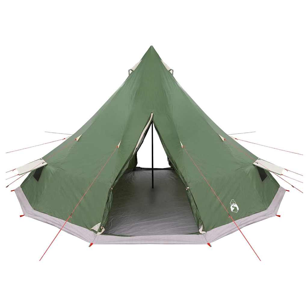 Tipi šator s krovom s pohranom Zelena 560 x 560 x 300 cm taft