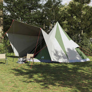 Tipi šator s krovom s pohranom Zelena 510 x 690 x 330 cm taft