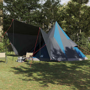 Tipi šator s krovom s pohranom Plava 510 x 690 x 330 cm taft