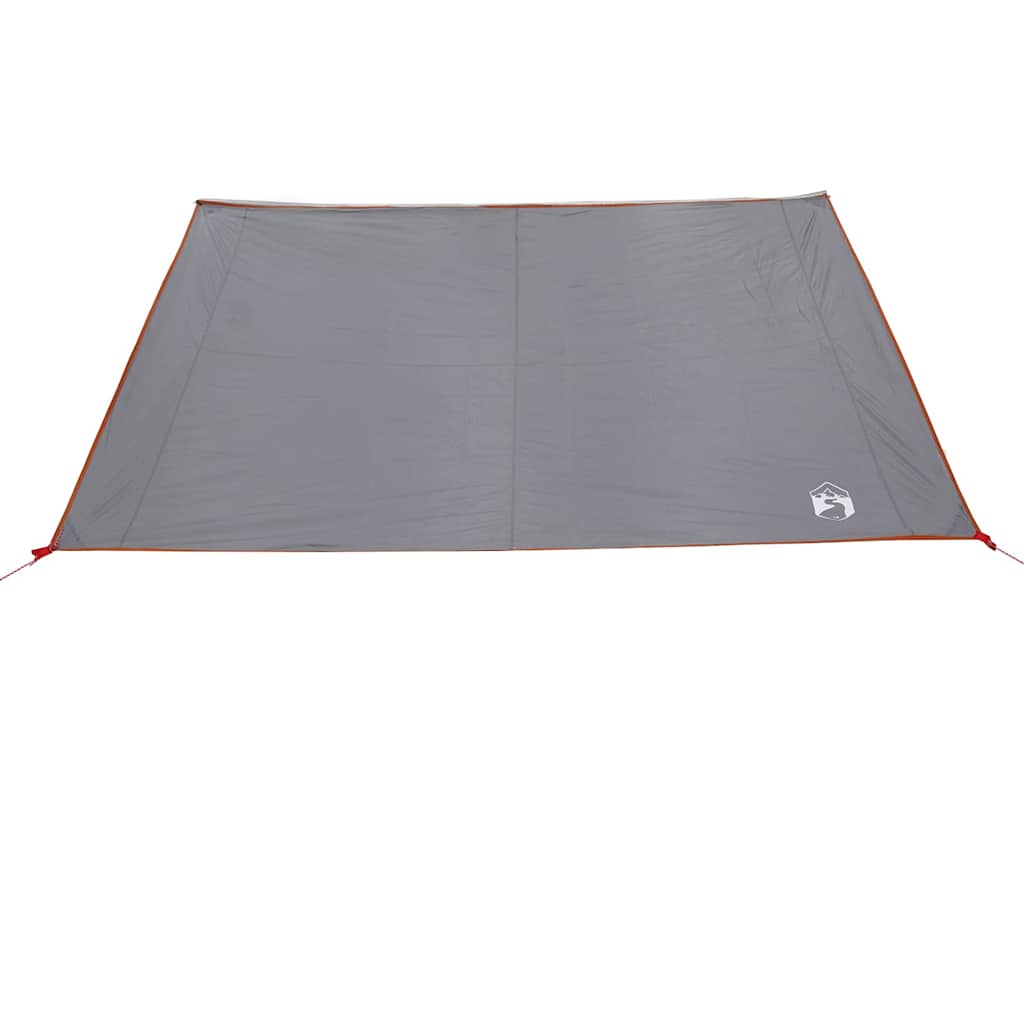 Platno otporno na vodu s krovom Siva i narančasta 240 x 460 cm