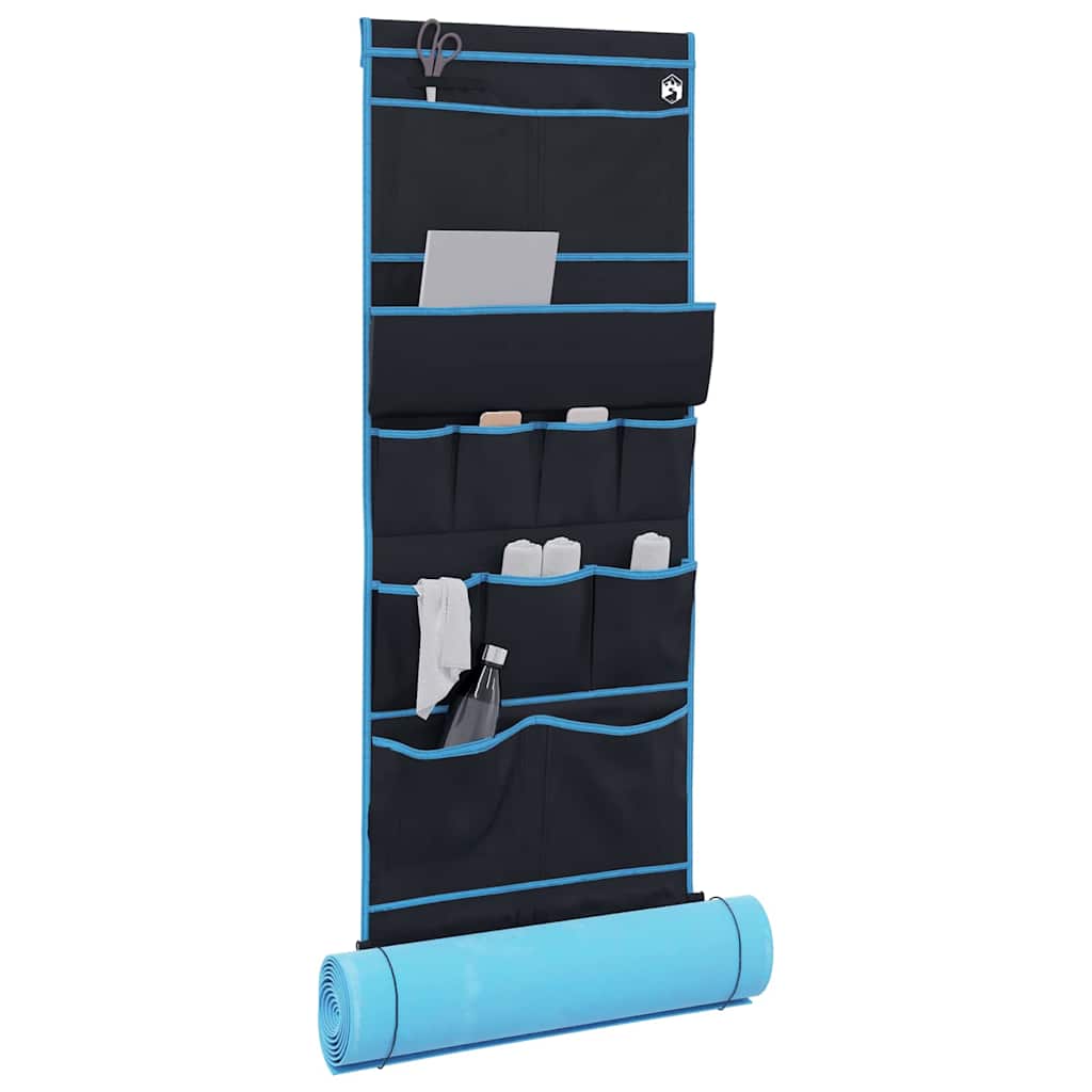 Vreća za spremanje s pohranom Crna i Plava 161 x 58,5 cm oxford