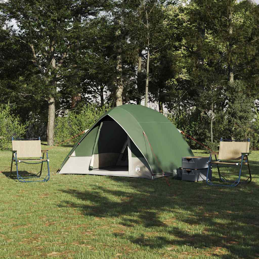 Kamping šator s krovom Zelena 320 x 275 x 190 cm taft