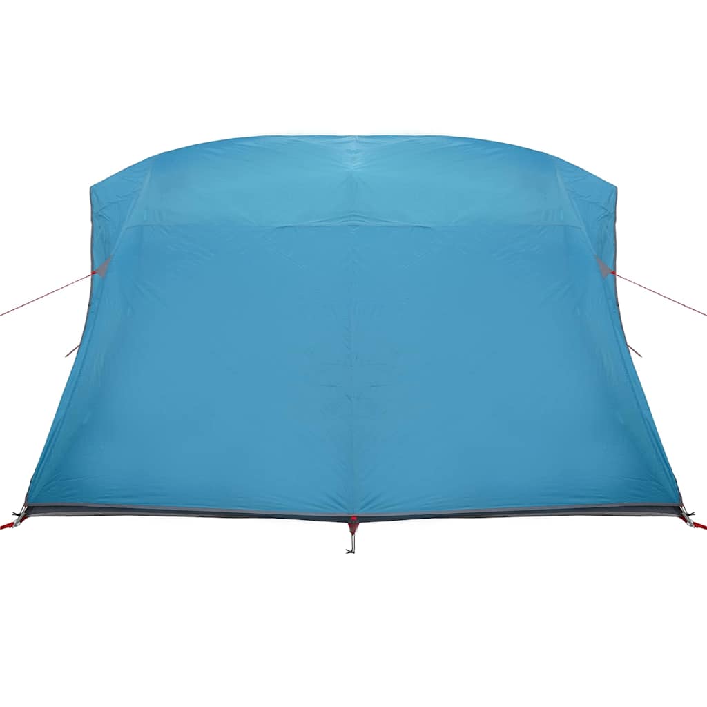 Kamping šator s krovom s pohranom Plava 320 x 275 x 190 cm taft