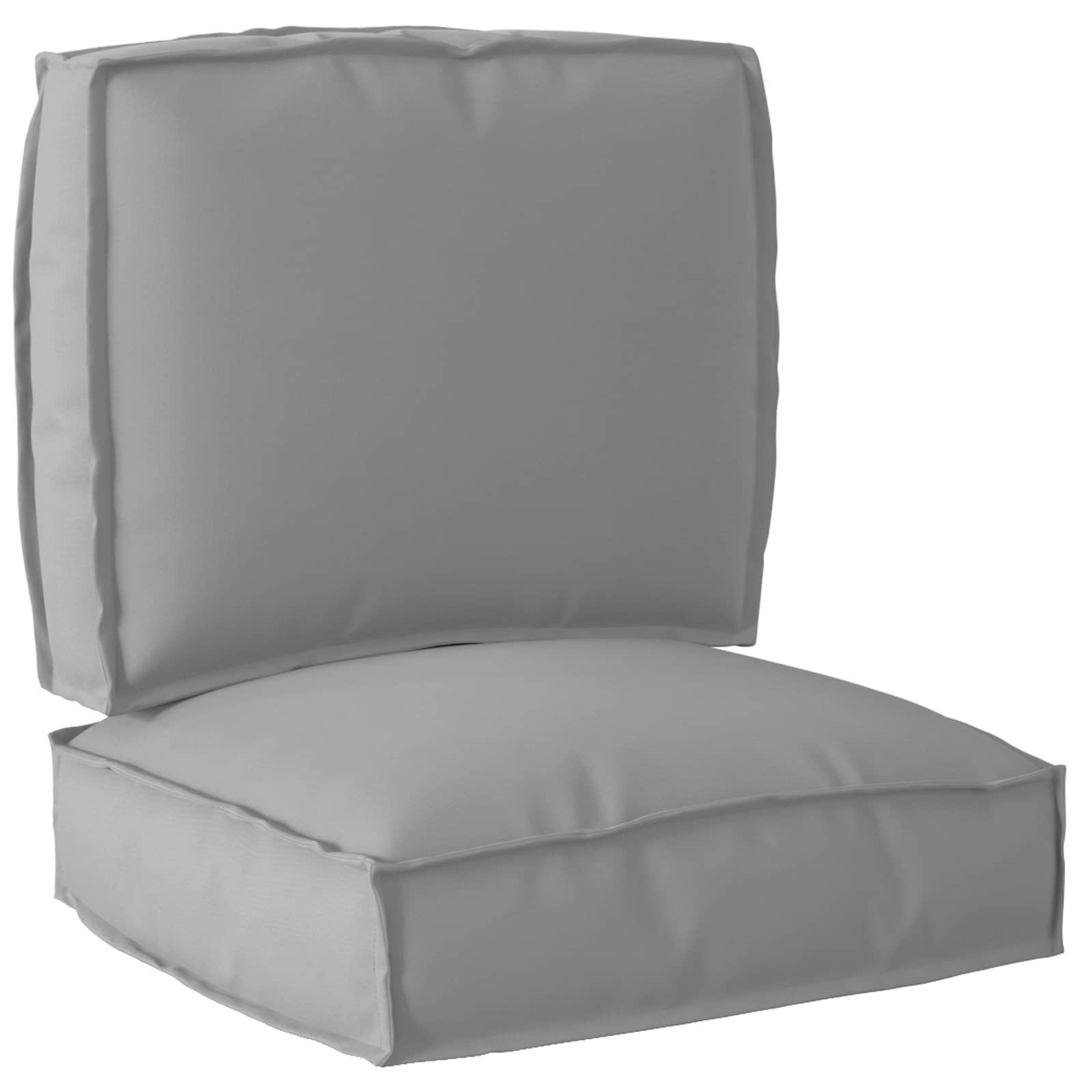 Set jastučića za palete 2 pcs Siva 50 x 50 x 12 cm
