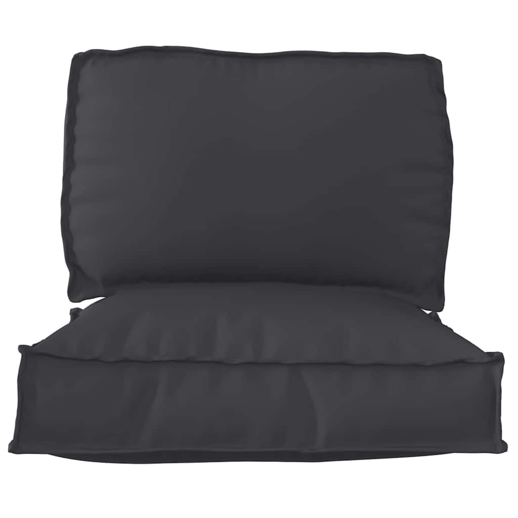 Set jastučića za palete 2 pcs Crna Oxford tkanina