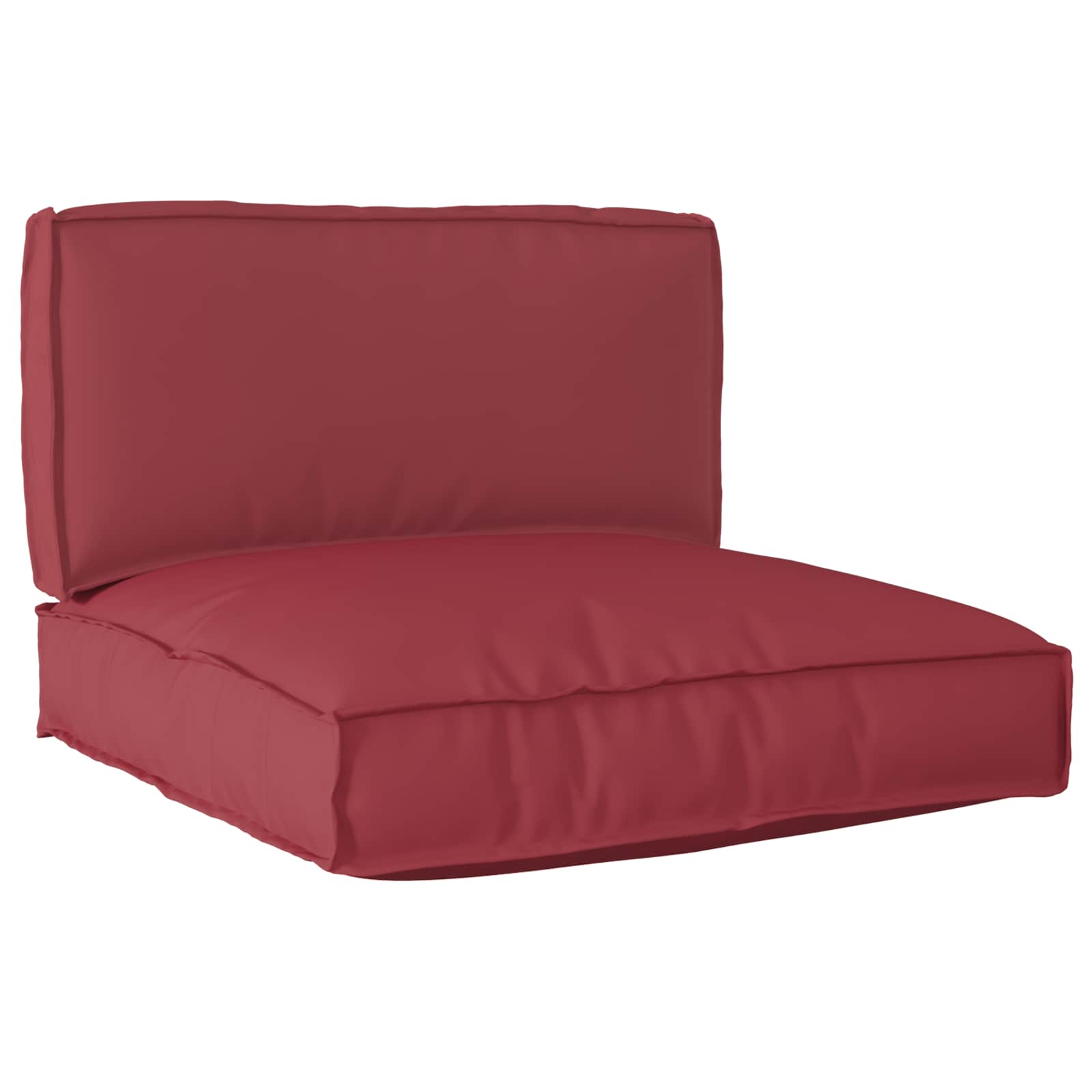 Set jastučića za palete 2 pcs Bež Oxford tkanina