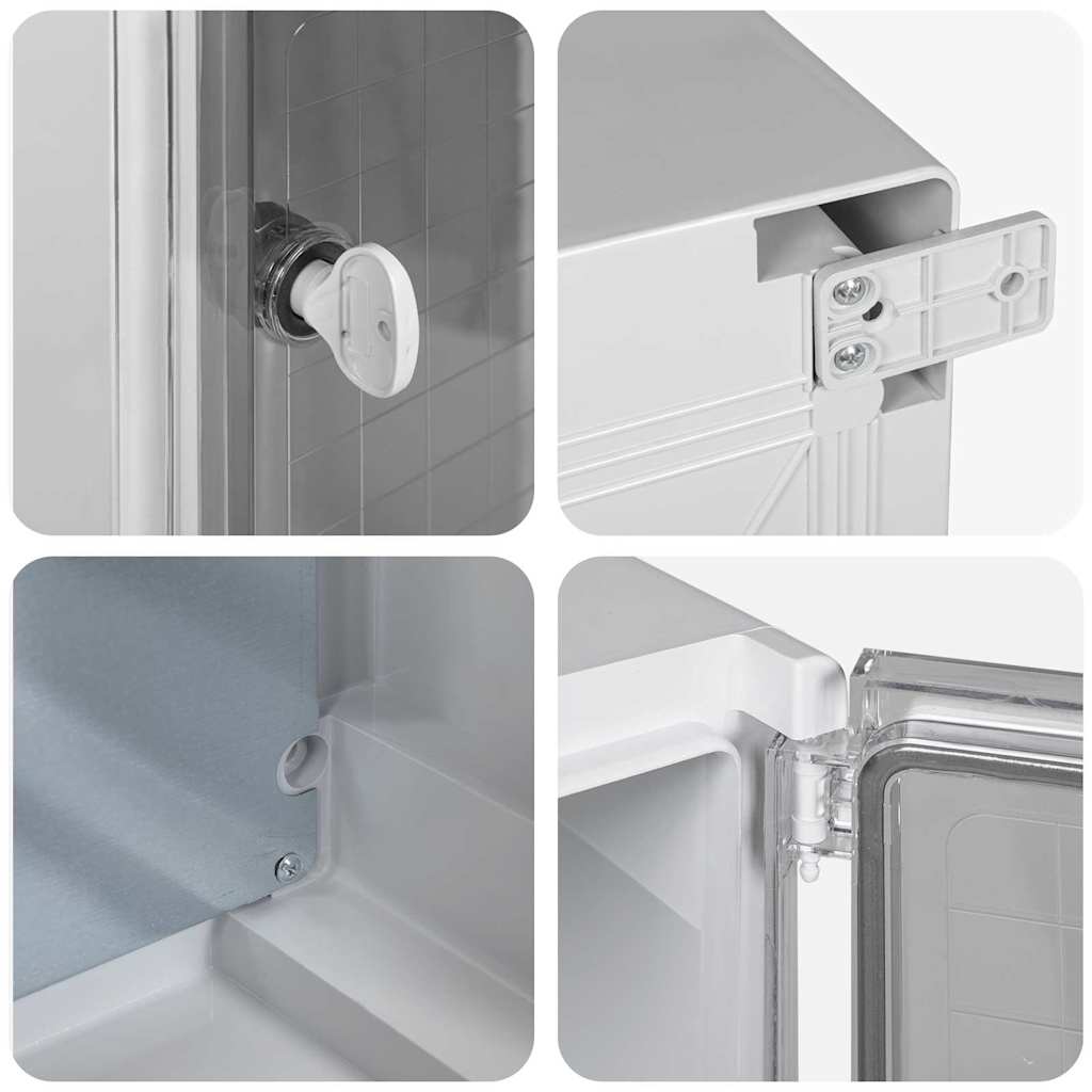 Upravljački ormar Siva 37 x 19,5 x 40 cm ABS plastika