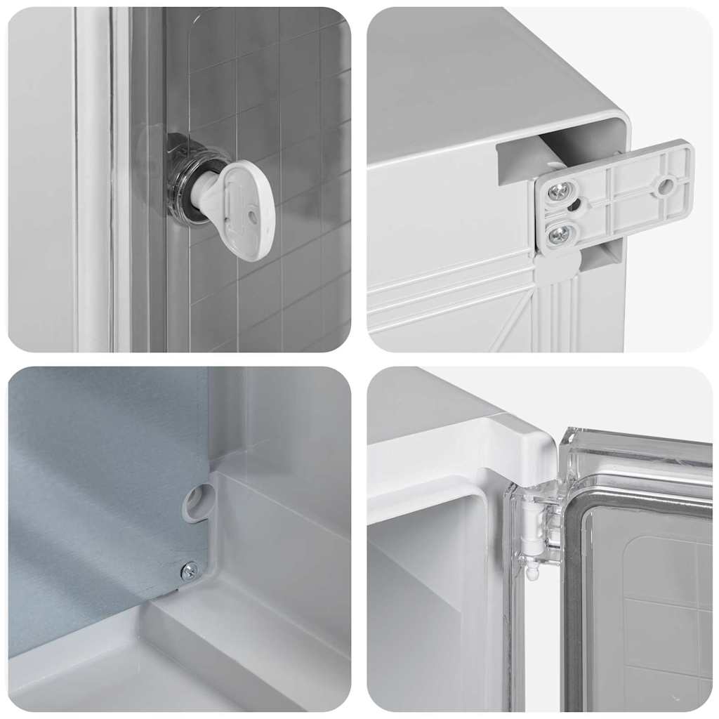 Upravljački ormar Siva 57 x 24,5 x 70 cm ABS plastika