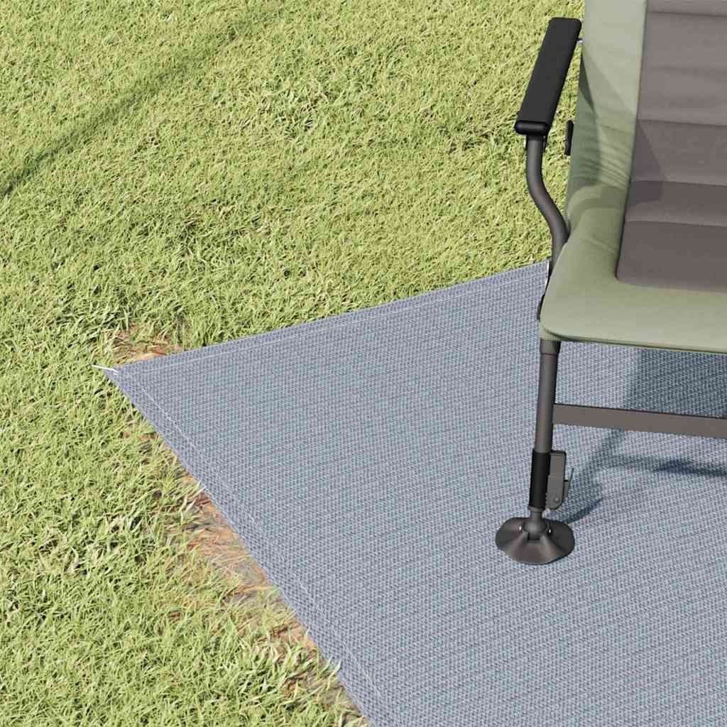 Teppi za šator Plava i siva 300 x 200 cm Polietilen