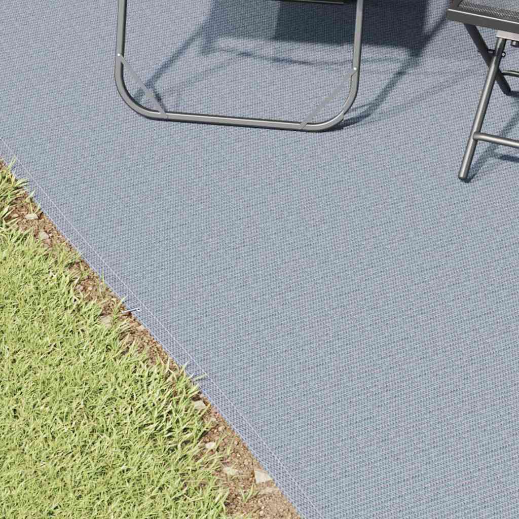 Teppi za šator Plava i siva 500 x 400 cm Polietilen