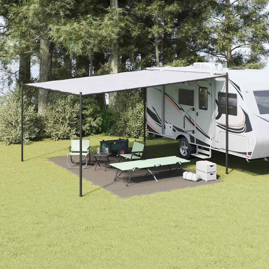Teppi za šator Svijetlo siva 500 × 300 cm Polietilen