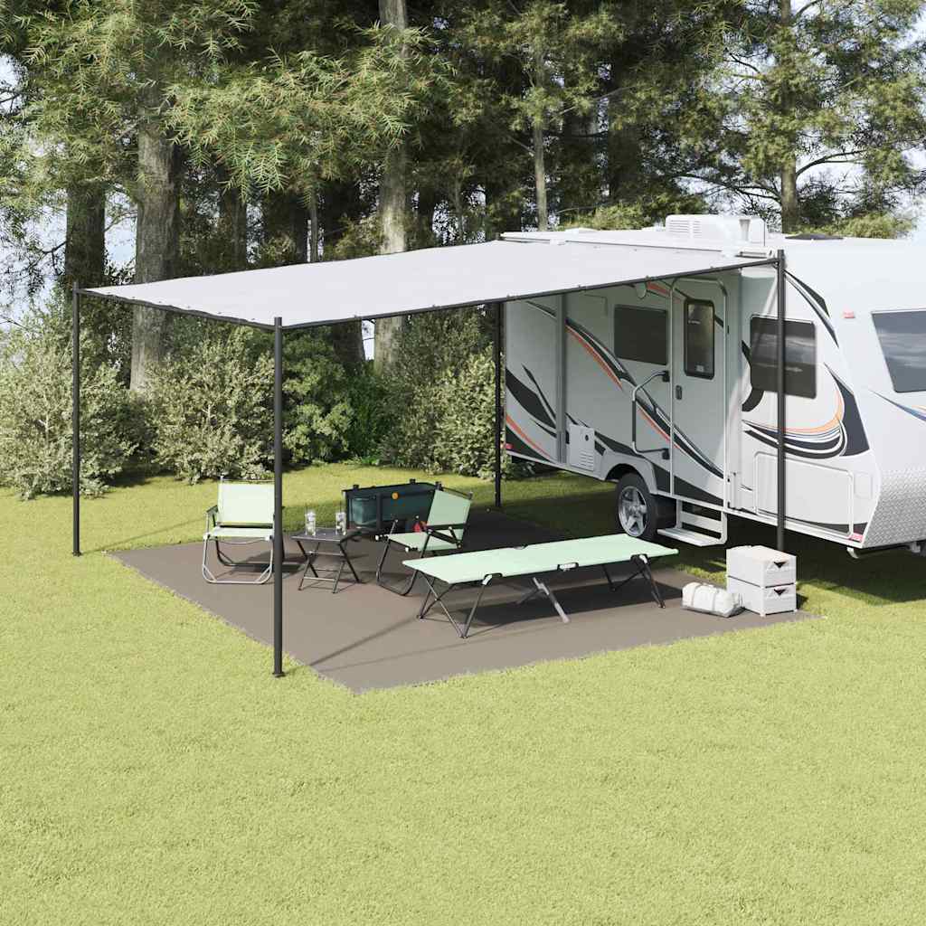 Teppi za šator Svijetlo siva 500 x 400 cm Polietilen