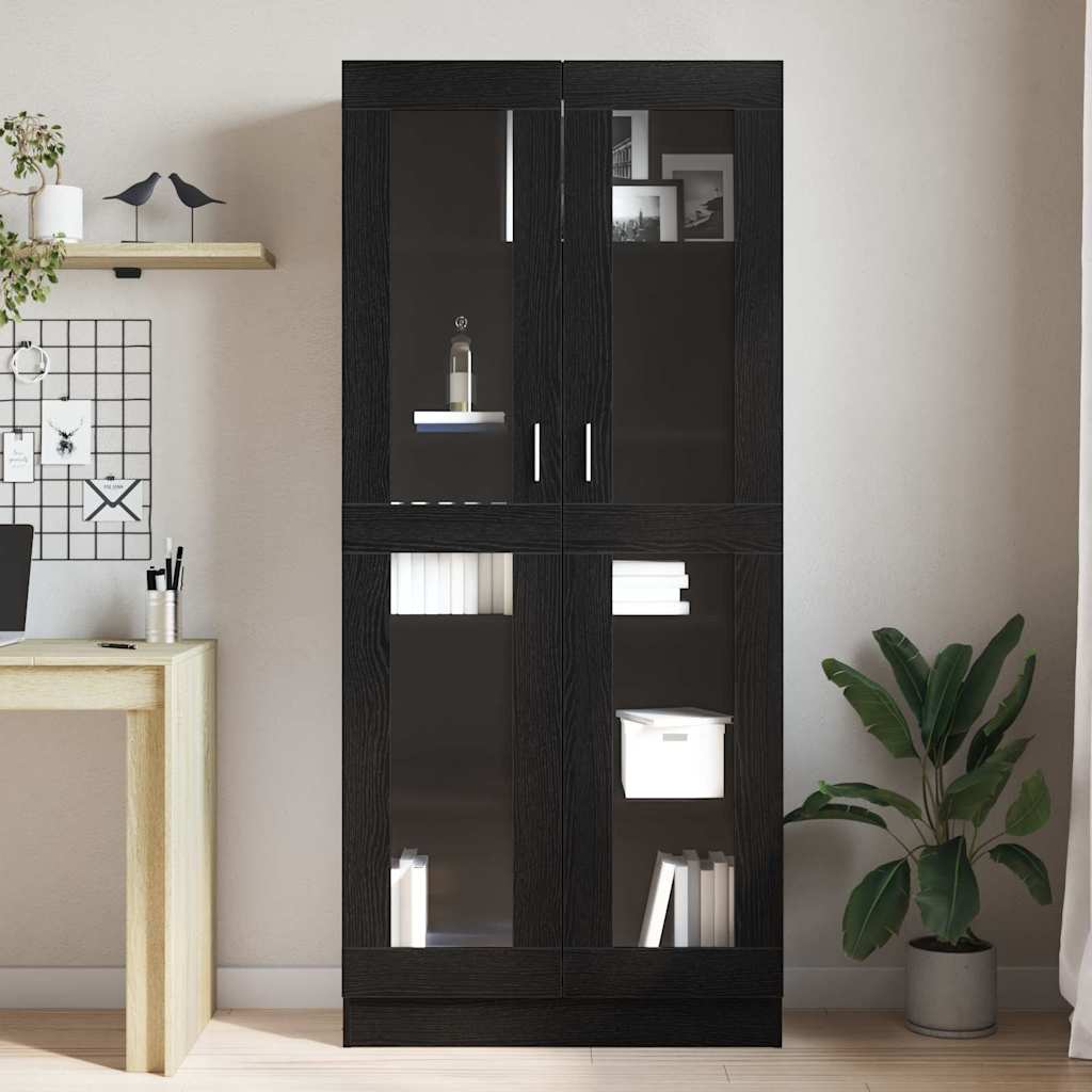 Ormarić za knjige Crni hrast 82,5 x 30,5 x 185 cm