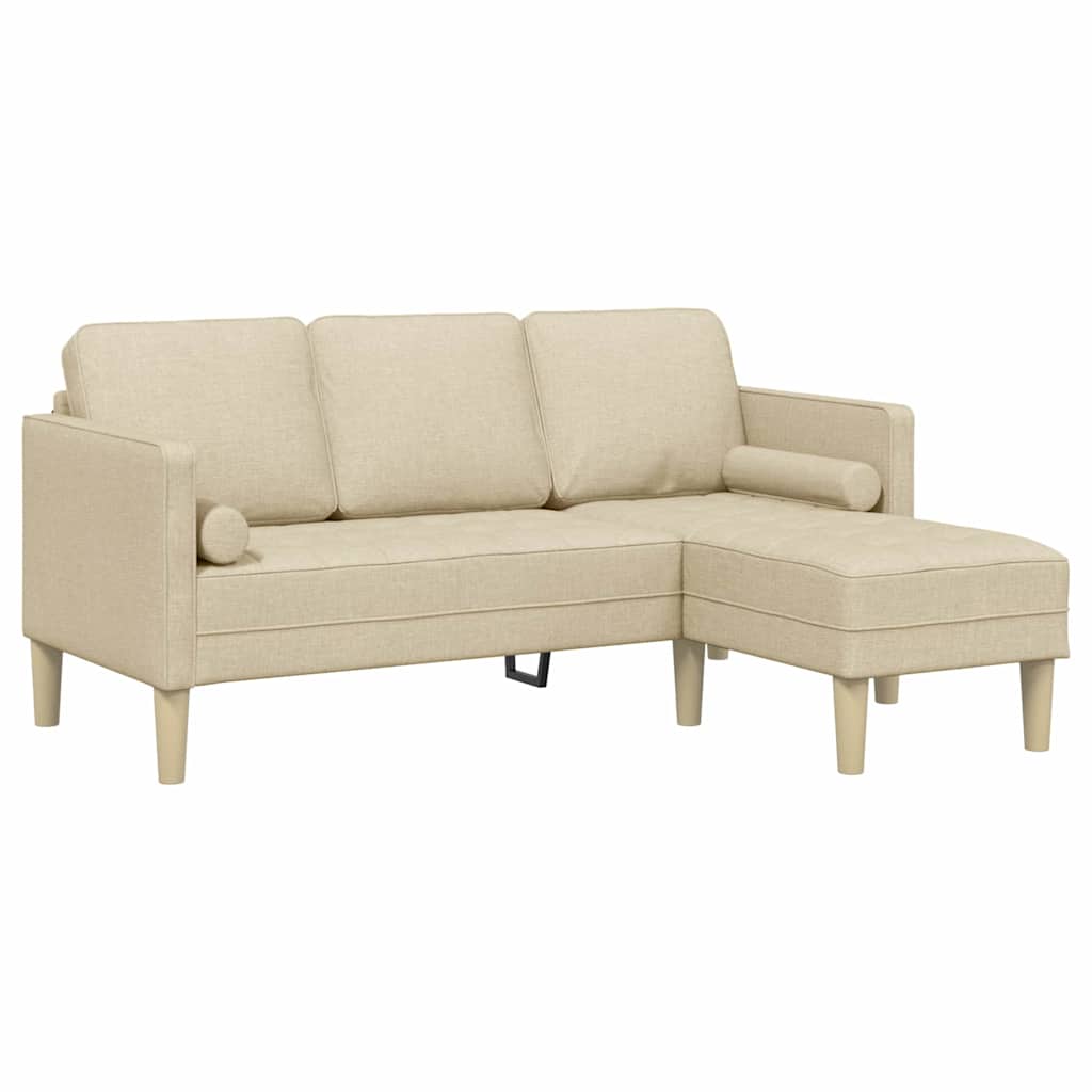 Set sofe s jastukom Krema Poliester