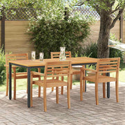 Vanjski stol Prirodna i crna 180 x 90 x 75 cm