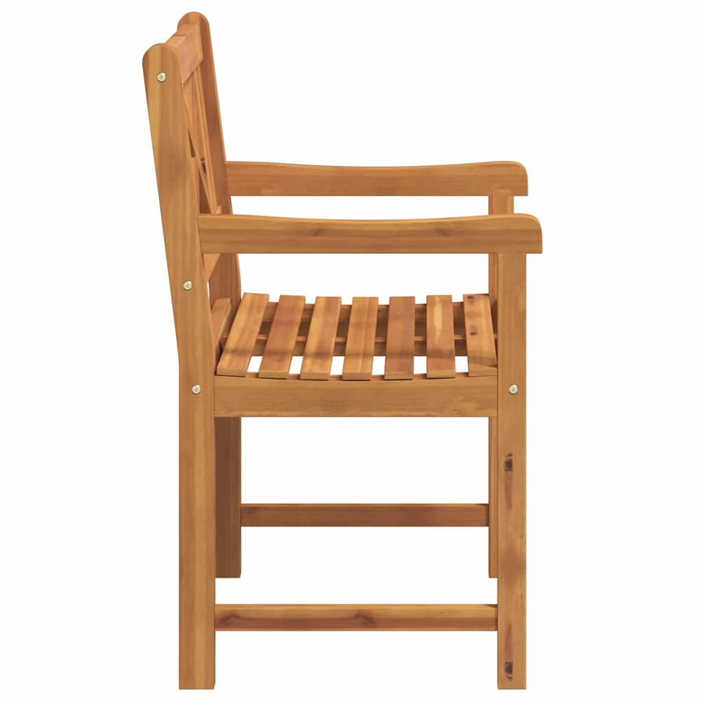 Vanjska klupa 2 pcs Prirodna 56 x 55,5 x 90 cm
