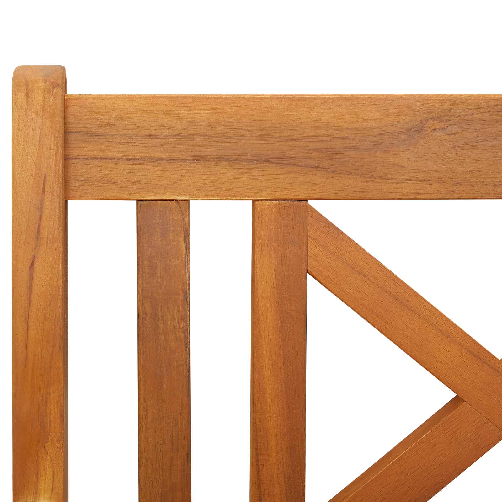 Vanjska klupa Prirodna 110 x 56 x 90 cm Čvrsto drvo akacije