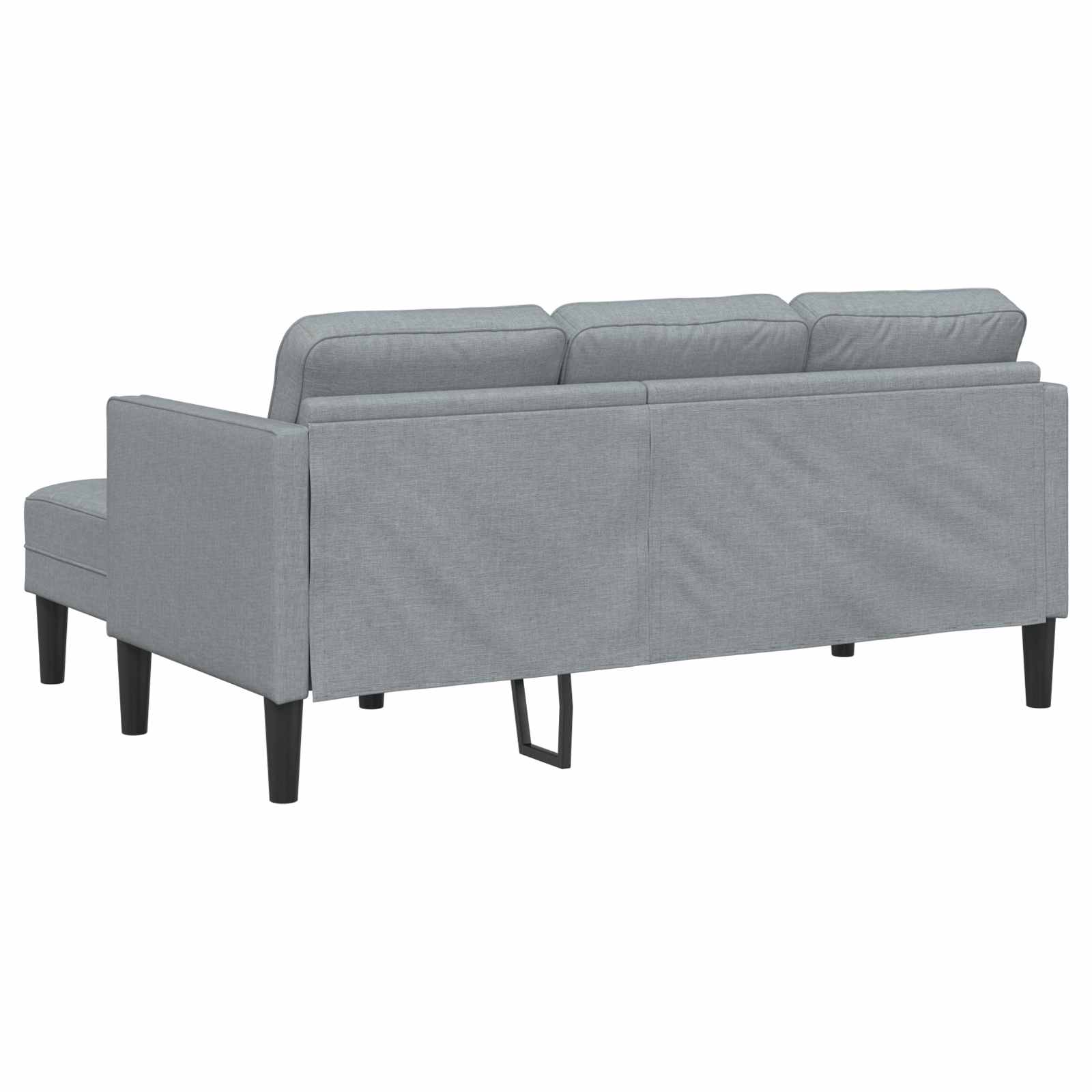 Set sofe s jastukom 2 pcs Svijetlo siva Poliester