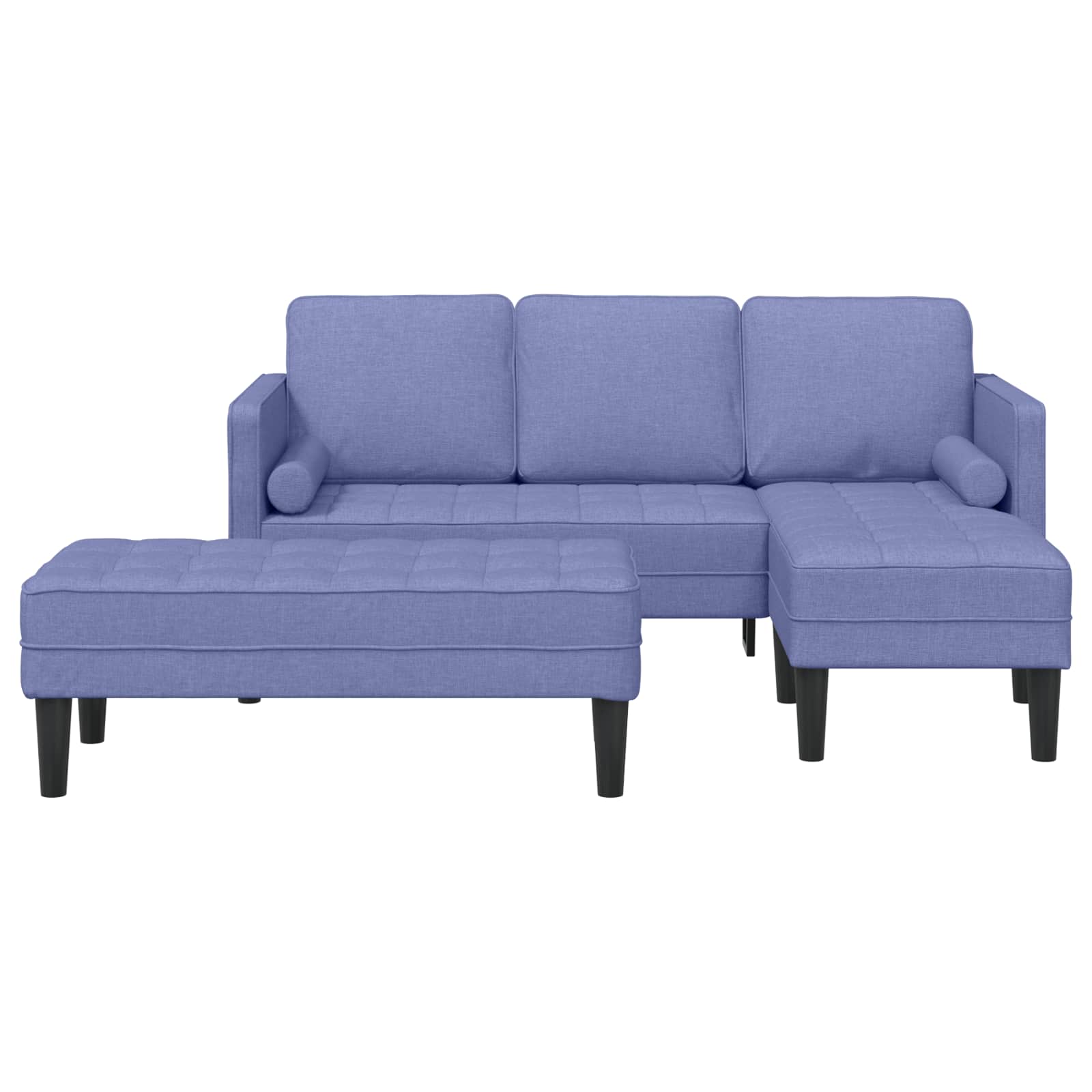 Set sofe s jastukom 2 pcs Traper plava Poliester