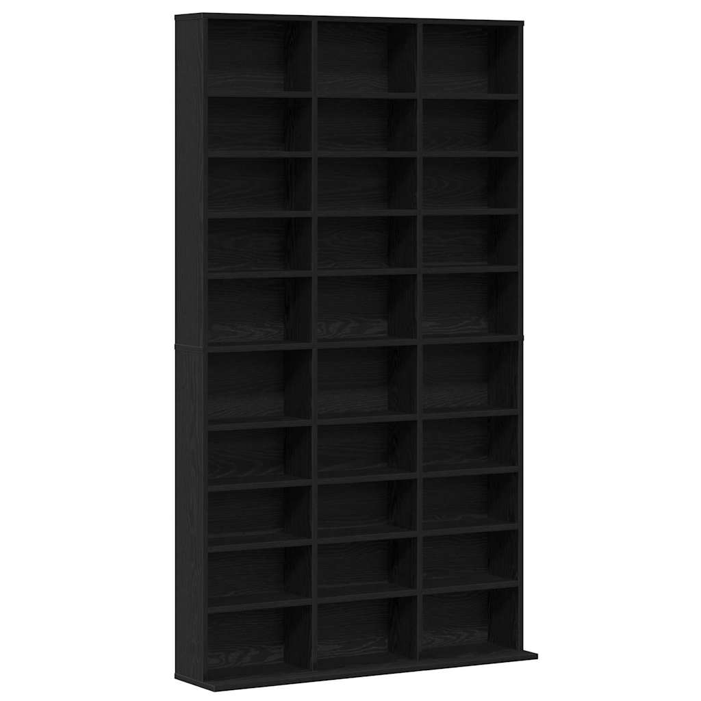 CD ormar Crni hrast 101 x 23 x 177,5 cm Konstruirano drvo