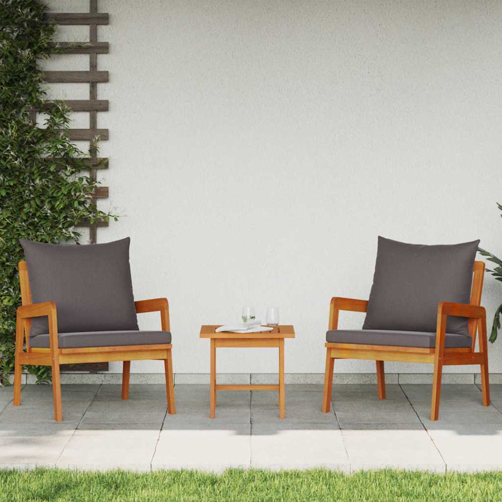 Vrtna stolica 2 Komad Prirodna nafta 65 x 59,5 x 72 cm