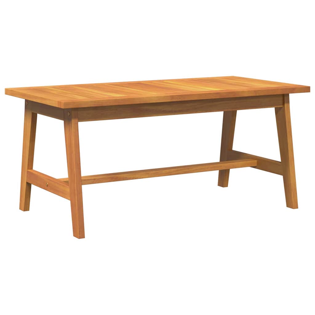 Bistro set s jastukom 2 pcs Prirodna nafta Čvrsto drvo akacije
