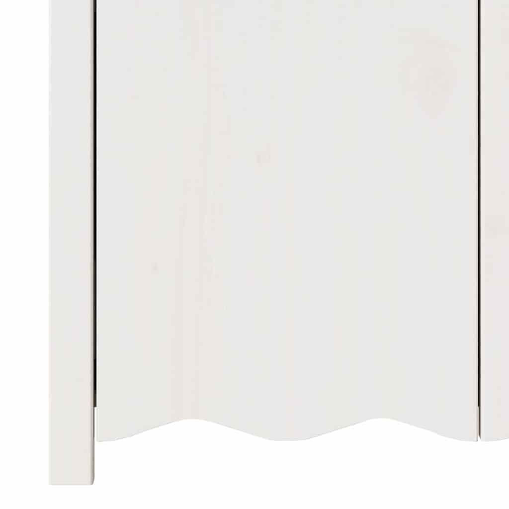 Kreveta Drammen Bijelo 79 x 43 x 75.5 cm Čvrsto borovo drvo