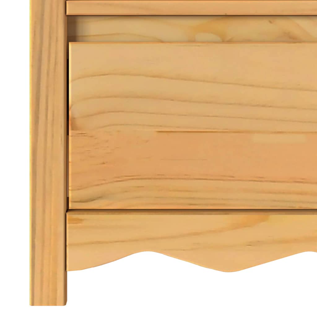 TV ormar Drammen Boja hrasta 99 x 43 x 55 cm Čvrsto borovo drvo