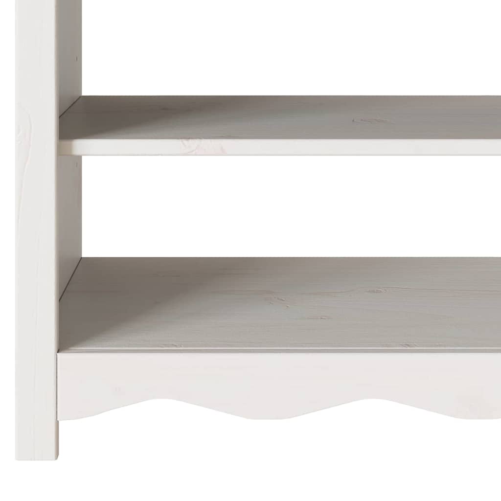 Konzolna stolica s ladicama Drammen Bijelo 89,5 x 37 x 73 cm
