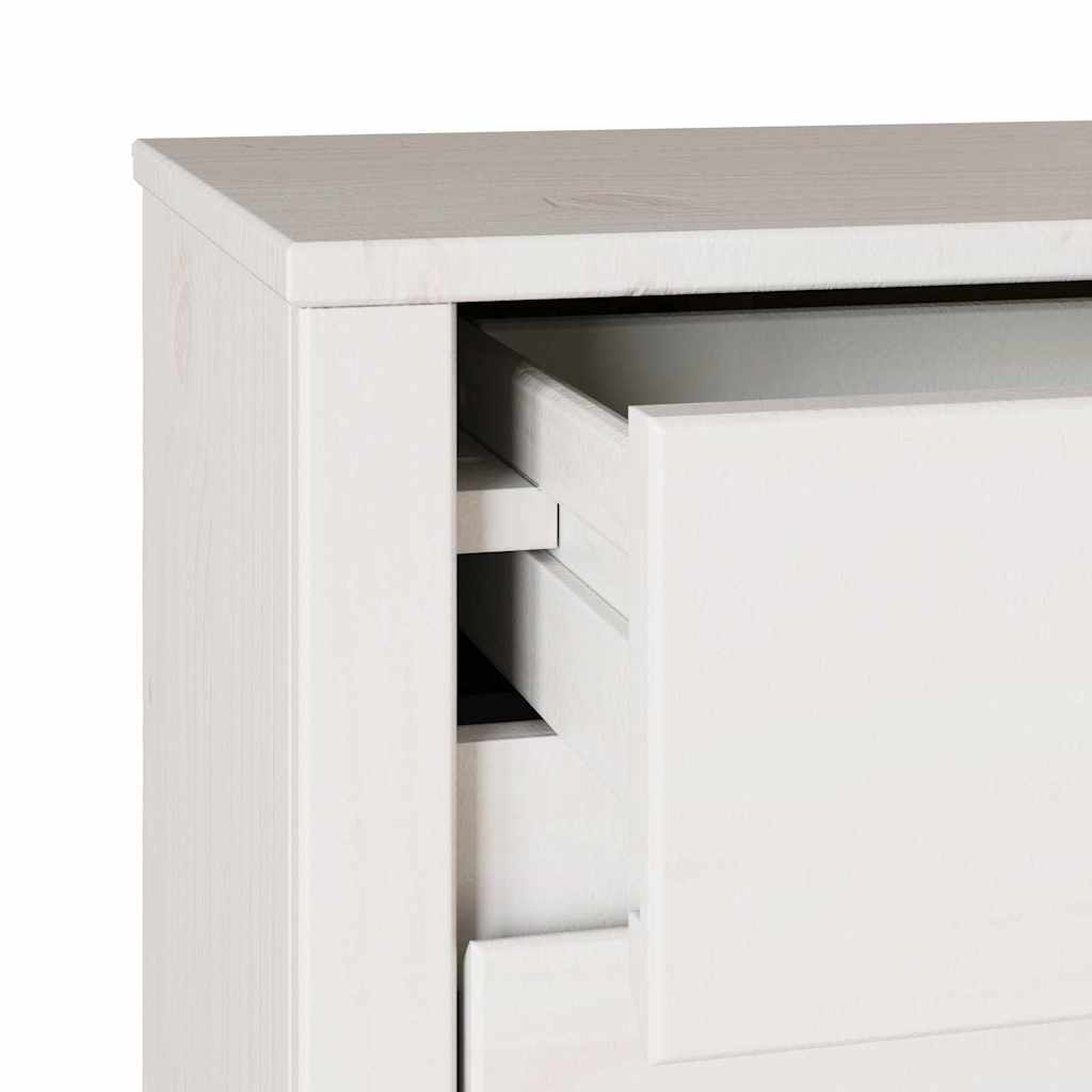 Kava Stol Drammen Bijelo 45 x 35 x 56 cm Čvrsto borovo drvo