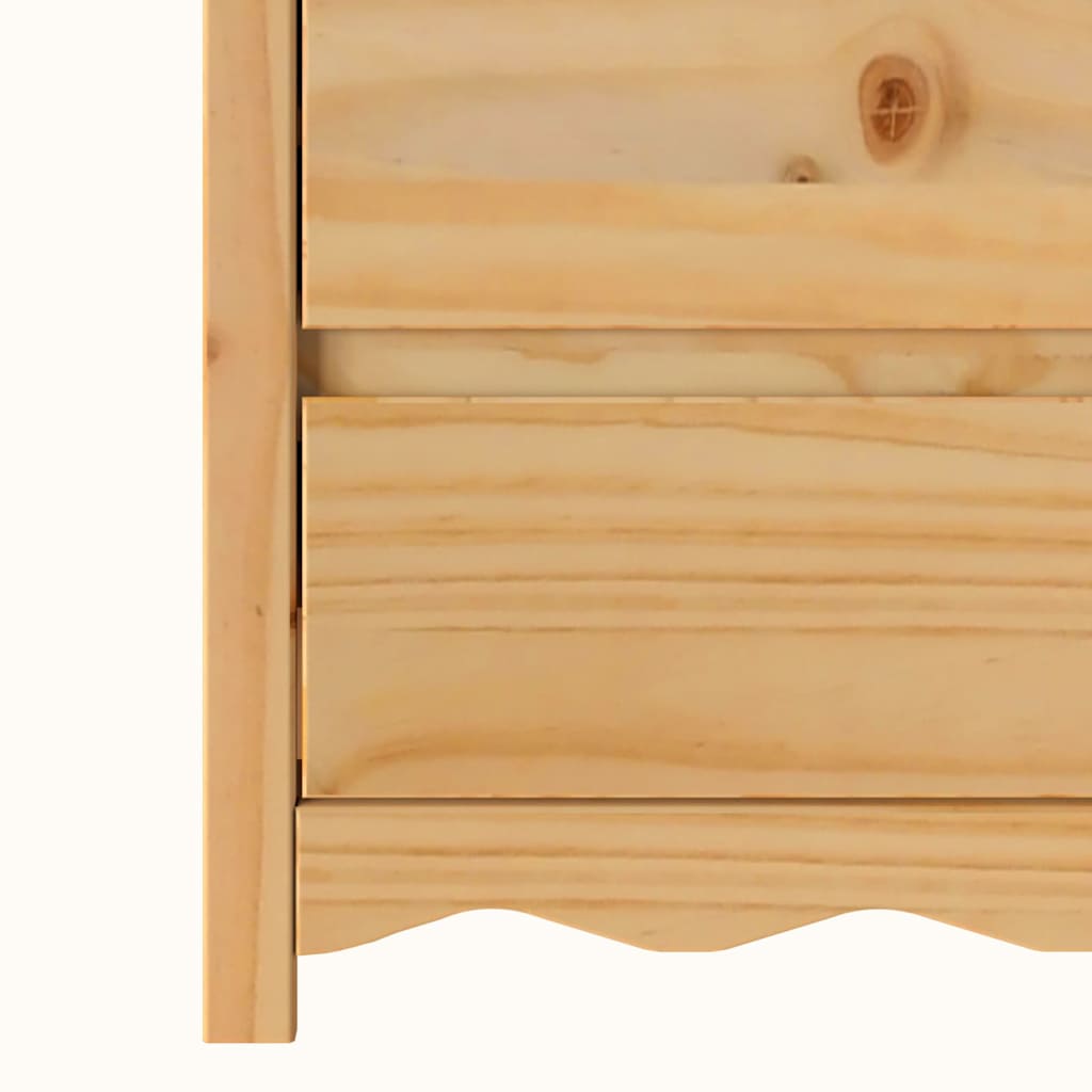 Komoda Drammen Boja hrasta 76,5 x 40 x 91 cm Čvrsto borovo drvo