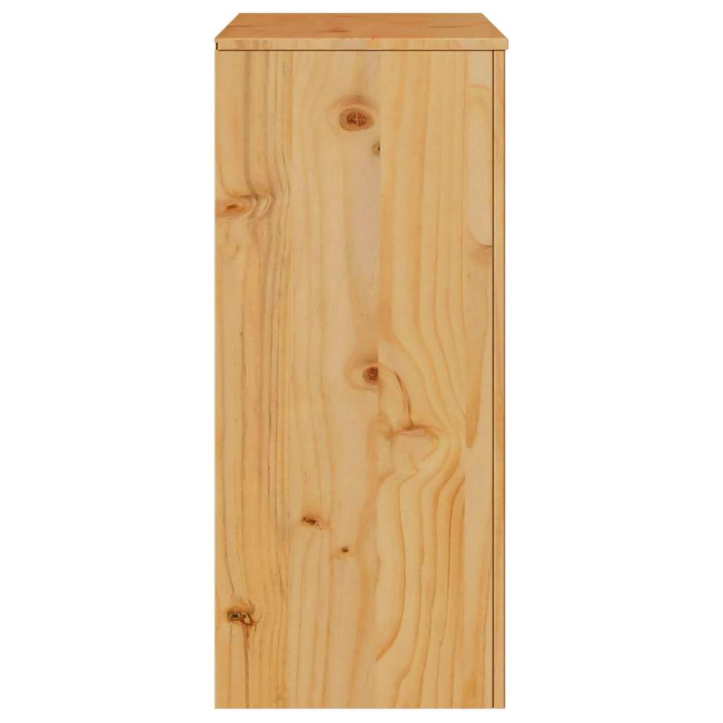 Komoda Drammen Boja hrasta 76,5 x 40 x 91 cm Čvrsto borovo drvo