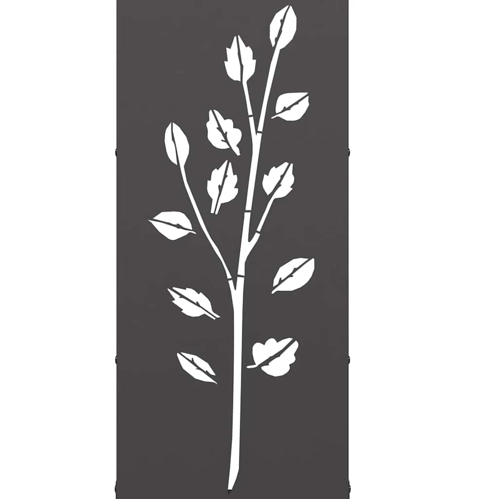 Stalak za drva crni 40x30x80 cm hladno valjani čelik
