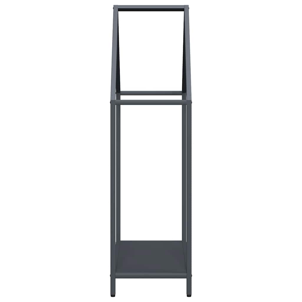 Stalak za drva antracit 60x25x90 cm hladno valjani čelik