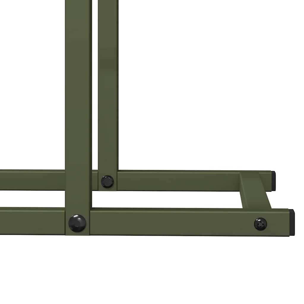 Stalak za drva 80x25x90 cm hladno valjani čelik