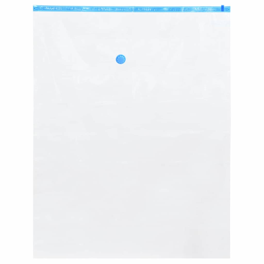 Vreće za spremanje 10 pcs Transparentne i plave 100 x 80 cm