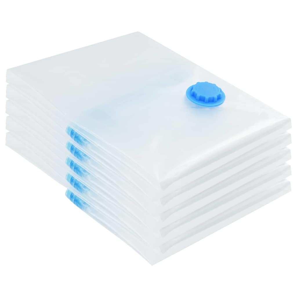 Vreće za spremanje Zidne 5 pcs Transparentne i plave 80 x 60 cm